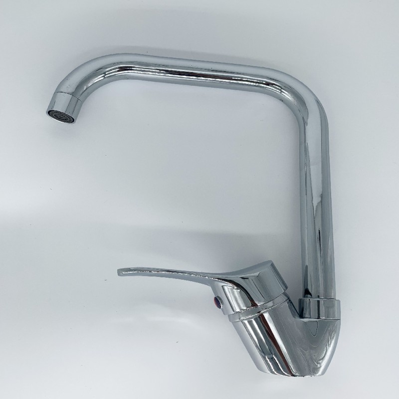 Rubinetto Autochiudente Per Lavello - Cromato, Antiruggine, Con Ritardo 4-6 Secondi