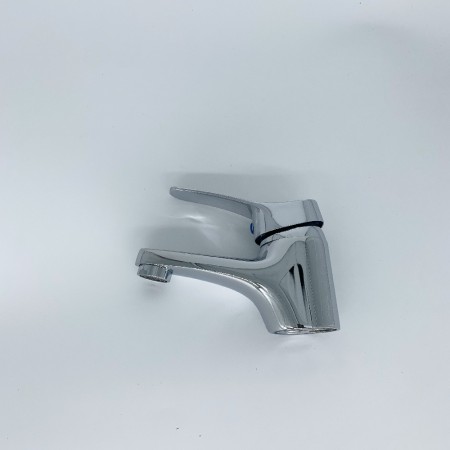 Rubinetto Per Lavabo Bagno Con Miscelatore Monocomando In Ottone Cromato Design Moderno Regolazione Caldo Freddo Rubinetteria Design Moderno Argento 87749074