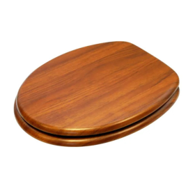 Coprivaso In Legno Color Noce Universale Con Cerniere Regolabili Acciaio