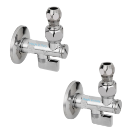 Rubinetto Valvola Arresto a Leva Sfera Multipack Ottone Cromato Con Filtro Snodato 1/2-3/8-10 mm