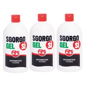 Sgorgosì Gel 3 Flaconi Disgorgante Disotturante Scarichi Potente  1 Litro