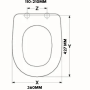 Sedile Wc In Mdf Serie Gemma2 Con Cerniere Regolabili