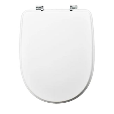 Sedile Wc In Mdf Serie Aretusina Con Cerniere In Metallo Regolabili