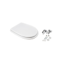 Sedile Wc In Mdf Serie Aretusina Con Cerniere In Metallo Regolabili