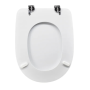 Sedile Wc In Mdf Serie Aretusina Con Cerniere In Metallo Regolabili