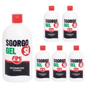 Sgorgosì Gel 6 Flaconi Disgorgante Disotturante Scarichi Potente  1 Litro