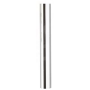 Kit Tubo Liscio Cromato Diametro 30 250mm Rosone Ottone 75 MM Diametro 30