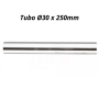 Tubo Liscio Cromato Diametro 30  x 250mm