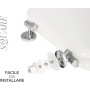 Copriwater Coprivaso Sedile WC Vaso Square Eco Legno