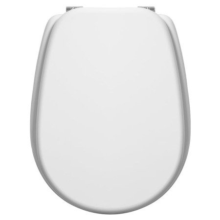Copriwater Universale Liuto In Legno Bianco Elegante