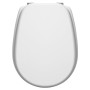 Copriwater Universale Liuto In Legno Bianco Elegante