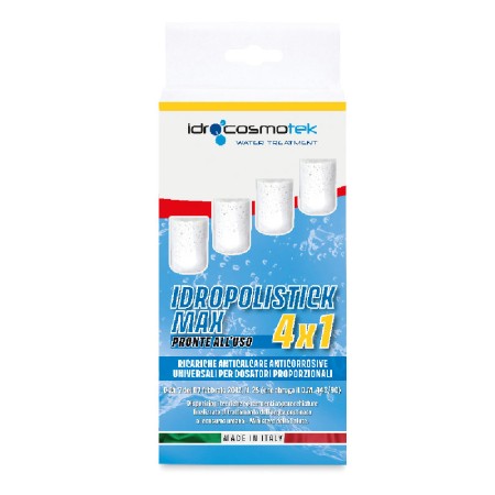 Idropolistick Max 4x1 Ricarica Polifosfati Universale Caldaia