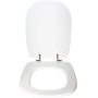 Copriwater Coprivaso Sedile WC Vaso Completo Tesi Eco Legno Bianco
