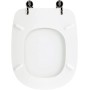 Copriwater Coprivaso Sedile WC Vaso Completo Tesi Eco Legno Bianco