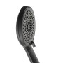 Doccetta Vulcano 4 Getti Abs Nero Opaco Diametro 110 