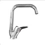 Miscelatore Lavello Cucina Canna Quadrata Cromato Rubinetteria 