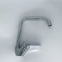 Miscelatore Lavello Cucina Canna Quadrata Cromato Rubinetteria 