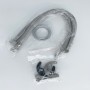 Miscelatore Lavello Cucina Canna Quadrata Cromato Rubinetteria 