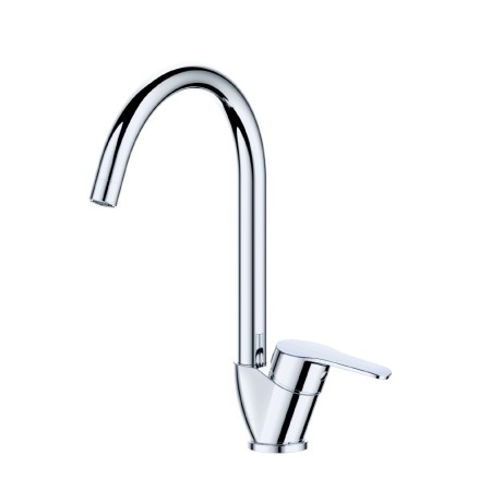 Miscelatore Lavello Cucina Canna  Ponte Girevole Rubinetteria