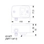 Coelbo Switchmatic 2 Interruttore A Pressione Pressostato Elettronico 3HP