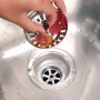 Cestello Filtro Pomello  Perno Acciaio Ricambi Lavandino 